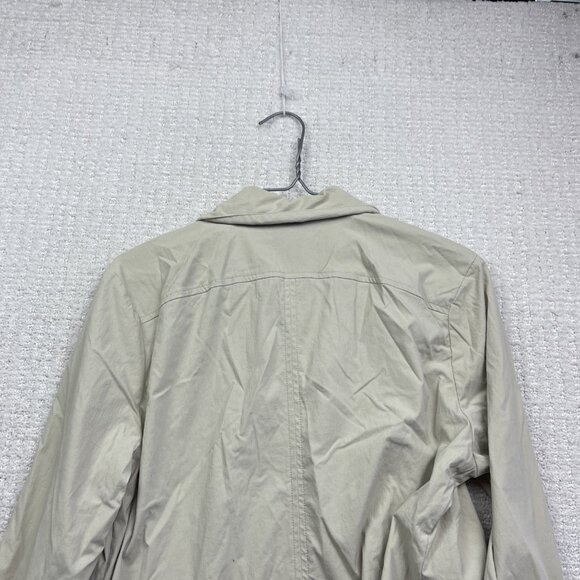 Royal Robbins Women’s Sz M Lightweight Windbreaker Beige Zip Up Jacket Outdoor - Picture 14 of 14